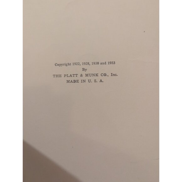 Watty Piper FAMOUS RHYMES MOTHER GOOSE HC Platt And Munk Co 1933 Bit Rough - Picture 4 of 11